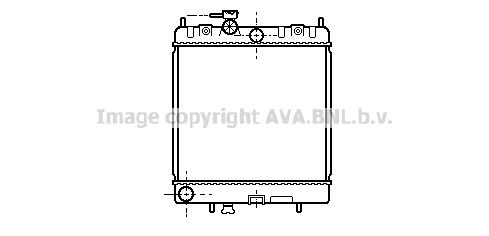 AVA QUALITY COOLING Радиатор, охлаждение двигателя DN2130